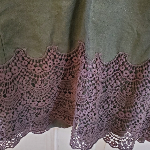 Coldwater Creek flyaway jacket with lace - Picture 6 of 7